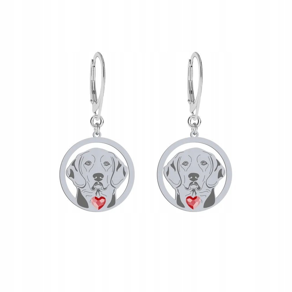 Kolczyki Srebrne z psem Ogar Polski 925 Prezent dla Kobiety Bigle GRAWER