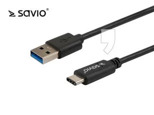 Savio CL-101 Kabel USB 3.0 USB 3.1 Typ C AKELMKUSAVCL101 - Kable USB - miniaturka - grafika 4
