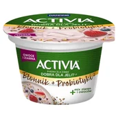 Kefiry, jogurty, maślanki - Activia Jogurt owoce i ziarna 170 g - miniaturka - grafika 1