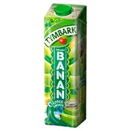 Napoje gazowane - Tymbark Napój wieloowocowy Owoce Świata Zielony banan 1 l - miniaturka - grafika 1
