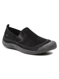 Półbuty męskie - Keen Półbuty Howser Suede Slip-On 1024944 Czarny - grafika 1