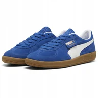Buty sportowe męskie - Buty męskie sportowe trampki Puma Palermo 39646307 zamszowe niebieskie 44 - miniaturka - grafika 1