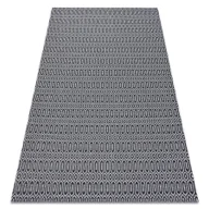 Dywany - Dywan CASA Ekologiczny, EKO SIZAL Boho Oczka 22075 czarny / , z bawełny recyklingowanej szary 153x220 cm - miniaturka - grafika 1