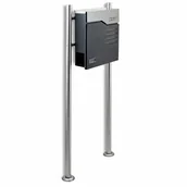 Skrzynki na listy - Nowoczesna i stylowa Skrzynka pocztowa na Listy i gazety ze stali nierdzewnej - miniaturka - grafika 1