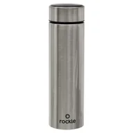 Shakery i bidony sportowe - Rockle, Butelka Termiczna Z Wyświetlaczem Led, Srebrna, 400 ml - miniaturka - grafika 1