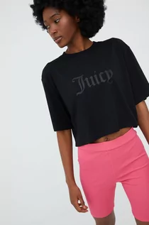 Koszulki i topy damskie - Juicy Couture t-shirt damski kolor czarny - grafika 1