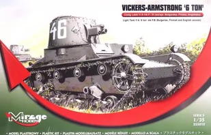 Mirage Hobby czołgi Lekki Vickers-Armstrong 6T MMH-355010 - Modele do sklejania - miniaturka - grafika 1