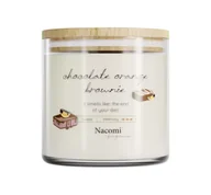 Świece - NACOMI FRAGRANCES SOJOWA ŚWIECA ZAPACHOWA CHOCOLATE ORANGE BROWNIE 450G - miniaturka - grafika 1