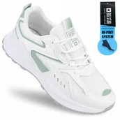Sneakersy damskie - BUTY sportowe damskie BIG STAR sneakersy EKOSKÓRA białe NN274A095 37 - miniaturka - grafika 1