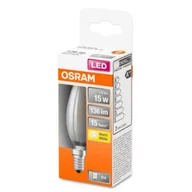 Żarówki LED - Osram Classic B żarówka E14 1,5W 2 700 K matowa - miniaturka - grafika 1