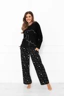 Piżamy damskie - Piżama damska długi rękaw, długie spodnie Bonnie - Italian Fashion - miniaturka - grafika 1