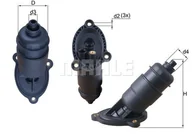 Układ napędowy - akcesoria - Filtr hydrauliczny, automatyczna skrzynia biegów Mahle HX 155 - miniaturka - grafika 1