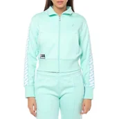 Bluzy damskie - Bluza damska Superdry Code S Logo Track Top rozsuwana sportowa zielona -L - miniaturka - grafika 1