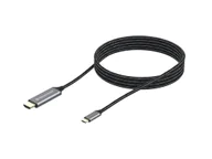 Adaptery i przejściówki - Conceptronic ABBY10G adapter kablowy 2 m USB Type-C HDMI Szary - miniaturka - grafika 1