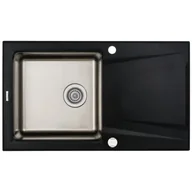 Zlewozmywaki - Deante Prime ZSR G113 860x500 mm czarny - miniaturka - grafika 1