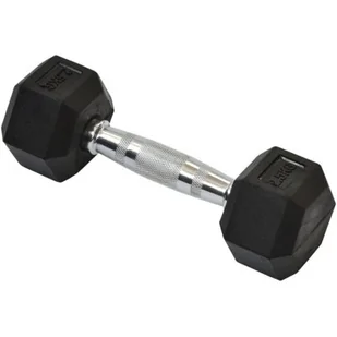 EB FIT Hantle Treningowe Gumowane 2x2,5kg Do Ćwiczeń HEX 347 - Hantle i ciężarki - miniaturka - grafika 1