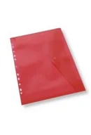 Teczki i skoroszyty - Teczka A4 kopertowa z europerforacją czerwona - miniaturka - grafika 1