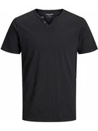 Koszulki męskie - Jack & Jones Koszulka "Split" w kolorze czarnym - miniaturka - grafika 1