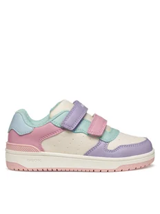 Geox Sneakersy J Washiba J45HXB 000BC C8343 D Różowy - Buty dla dziewczynek - miniaturka - grafika 1