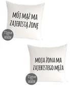 Gadżety dla niej i dla niego - ZESTAW DLA PAR-2 PODUSZKI - miniaturka - grafika 1