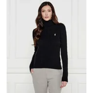 Swetry damskie - POLO RALPH LAUREN Wełniany golf Regular Fit z dodatkiem kaszmiru - miniaturka - grafika 1