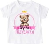 Koszulki dla dziewczynek - koszulka urodzinowa dla dziewczynki (3latka) - miniaturka - grafika 1