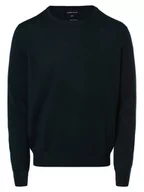 Swetry męskie - Andrew James - Sweter męski z czystego kaszmiru, niebieski|zielony - miniaturka - grafika 1