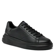Półbuty męskie - Sneakersy Guess Elba FMPVIB LEA12 BLACK - miniaturka - grafika 1