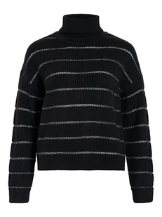 Vila Golf "Vizara" w kolorze czarnym - Swetry damskie - miniaturka - grafika 1