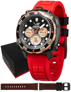 Zegarek Zegarek Vostok Europe VK67-650E721SR Systema Periodicum Boron - Zegarki męskie - miniaturka - grafika 1