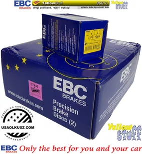 Przednie klocki Yellow Stuff + tarcze hamulcowe EBC seria PREMIUM Jeep Wrangler JK 2007-2018 - Tarcze hamulcowe - miniaturka - grafika 3