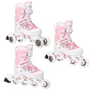 Rolki - Rolki Wrotki 3w1 Raven Laguna White/Pink 34-37 - miniaturka - grafika 1