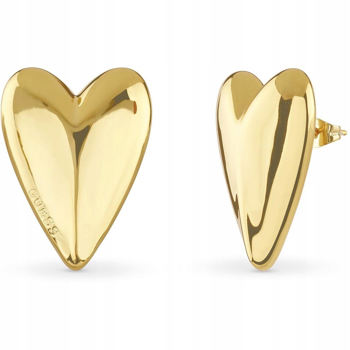 Kolczyki damskie złote Guess serce JUBE05341JW-YG