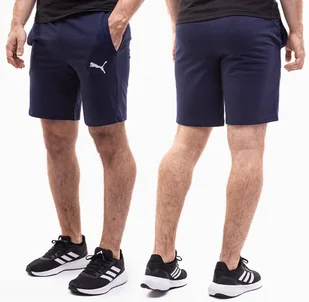PUMA spodenki męskie krótkie sportowe szorty logo bawełna teamGOAL roz. XL - Spodenki męskie - miniaturka - grafika 1