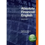 Książki do nauki języka angielskiego - Delta Publishing Absolute Financial English B2-C1. Coursebook with Audio CD praca zbiorowa - miniaturka - grafika 1