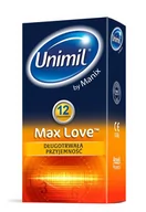 Prezerwatywy - Prezerwatywy Unimil Max Love x 12 szt - miniaturka - grafika 1