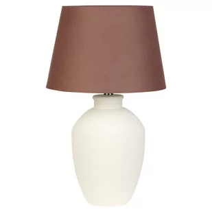 Lampa stołowa ceramiczna biała ARCOS - Lampy stojące Lampa stołowa ceramiczna biała ARCOS - Lampy stojące - miniaturka - grafika 1