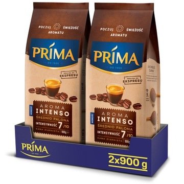Kawa ziarnista Prima Aroma Intenso 2x 900g