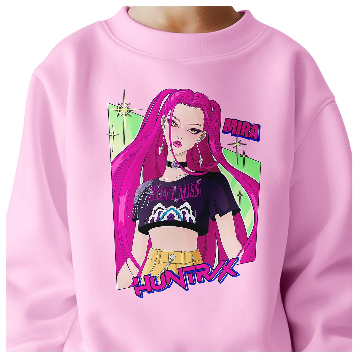 BLUZA DZIECIĘCA HUNTRIX MIRA KPOP 146-152 BAWEŁNIANA JAKOŚĆ