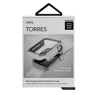 UNIQ etui Torres Apple Watch Series 4/5/6/SE 40mm. biały/dove white - Etui i futerały do telefonów - miniaturka - grafika 6