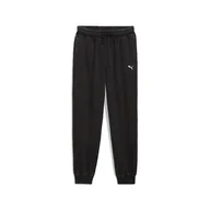 Spodnie męskie - Męskie Spodnie PUMA ESS ELEVATED RELAXED WASH SWEATPANTS FL 68843601 – Czarny - miniaturka - grafika 1
