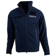 Moda i Uroda OUTLET - Softshell Policja Kurtka Ochronna Wodoodporna z Rzepami i Zamkami XXS - miniaturka - grafika 1