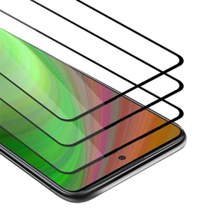 3X Szkło Hartowane Do Samsung Galaxy A51 5G Folia Pancerna Ochronny W Przezroczysty Z Czarnym Tempered Glass Cadorabo - Szkła hartowane na telefon - miniaturka - grafika 1
