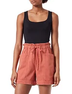 Spodenki damskie - Garcia Szorty damskie, Czerwony, drewniany, S - miniaturka - grafika 1