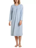 Piżamy damskie - CALIDA Damska koszula nocna Soft Cotton, azurit Blue, standardowa, Azurit Blue, jeden rozmiar - miniaturka - grafika 1