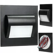 Oprawy, klosze i abażury - Lampa Oprawa Schodowa Podtynkowa Led 12V Zimna - miniaturka - grafika 1