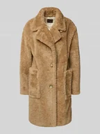 Płaszcze męskie - Płaszcz z futerka o kroju regular fit z dużymi kieszeniami model 'CATEDY' - miniaturka - grafika 1