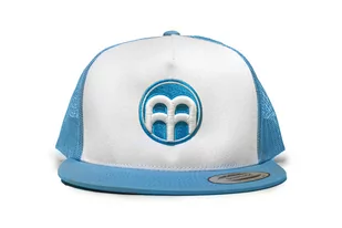 BrainMax BrainMarket snapback czapka z daszkiem niebiesko-biała - Czapki damskie - miniaturka - grafika 1