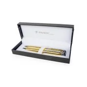 Długopisy - Długopis + oówek automatyczny Aquila złoty - miniaturka - grafika 1