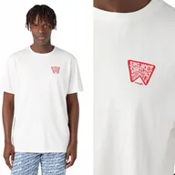 Koszulki męskie - Wrangler GRAPHIC TEE Worn White BIAŁA BAWEŁNIANA KOSZULKA T-SHIRT MAŁE XL - miniaturka - grafika 1